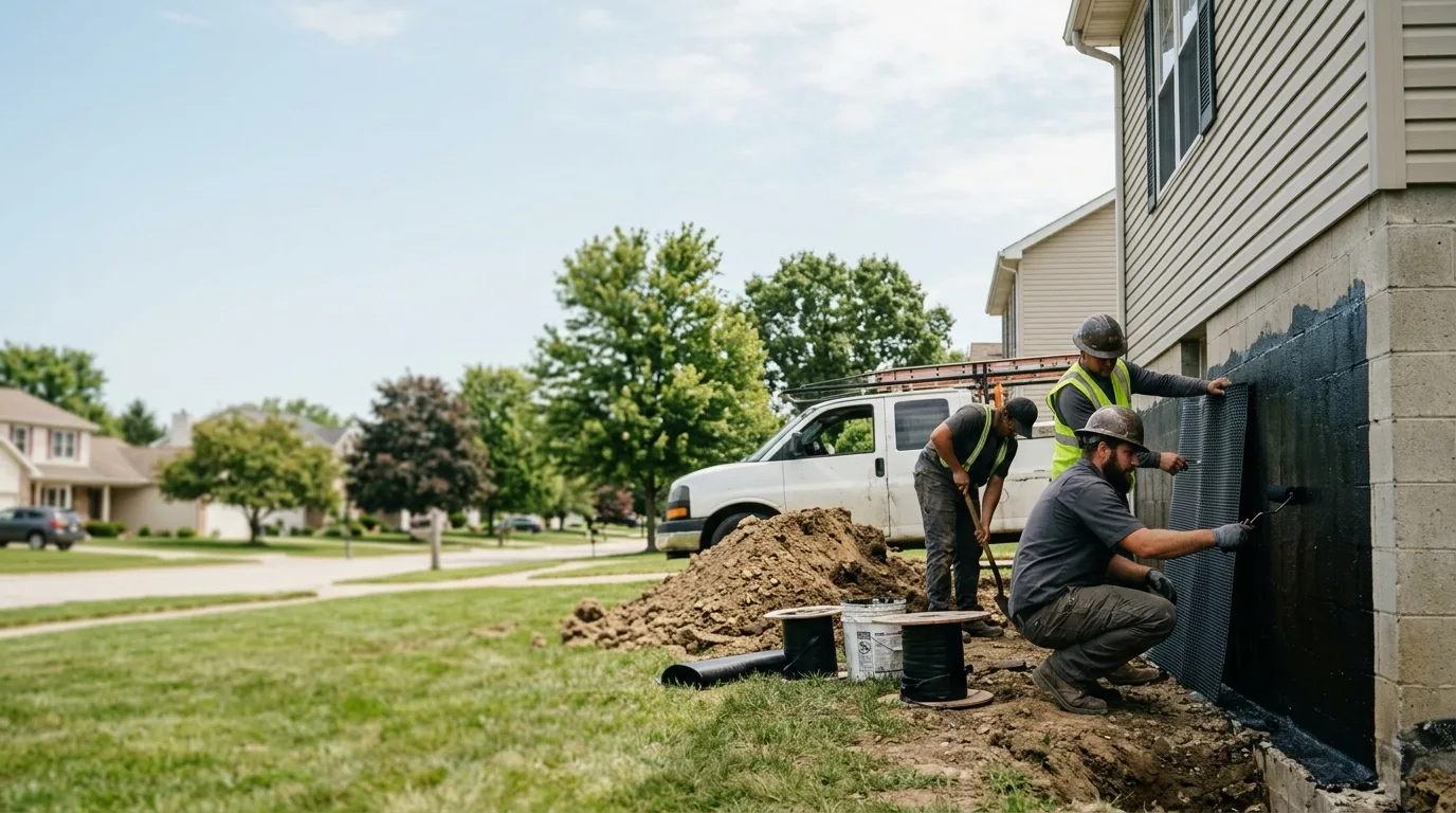 Basement Waterproofing in New Plymouth, OH near me